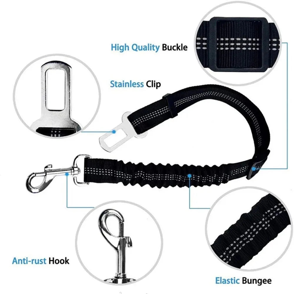 Elastic Safety Belt for Pets