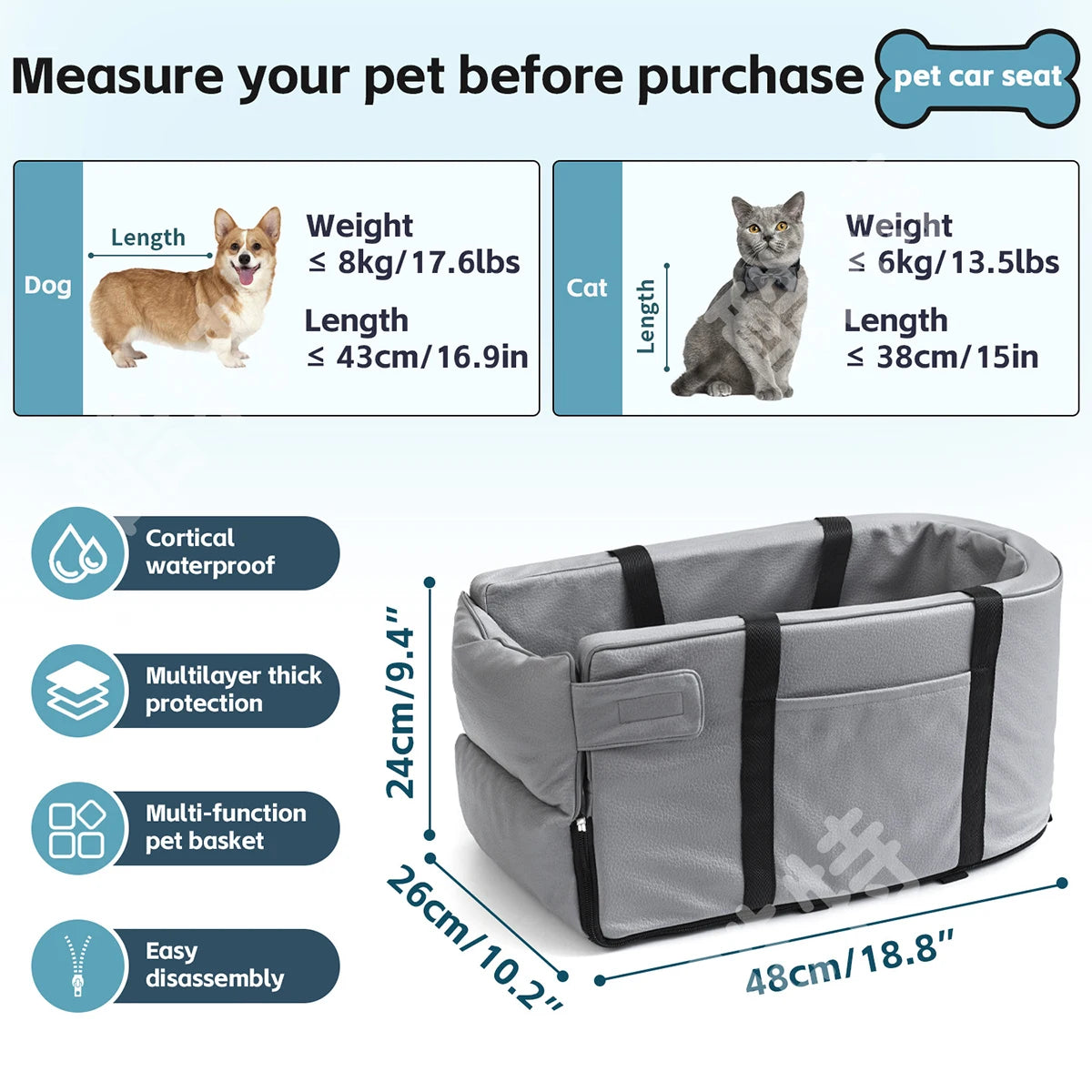 CarCrate™ Pet Booster Seat